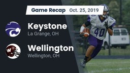 Recap: Keystone  vs. Wellington  2019
