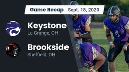 Recap: Keystone  vs. Brookside  2020