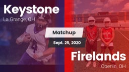 Matchup: Keystone  vs. Firelands  2020