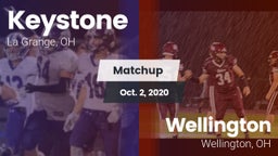 Matchup: Keystone  vs. Wellington  2020
