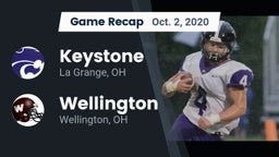 Recap: Keystone  vs. Wellington  2020