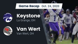 Recap: Keystone  vs. Van Wert  2020
