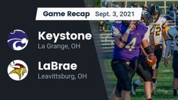 Recap: Keystone  vs. LaBrae  2021