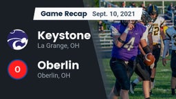 Recap: Keystone  vs. Oberlin  2021