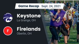 Recap: Keystone  vs. Firelands  2021