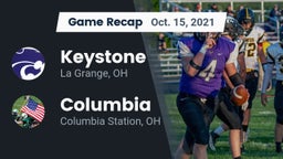 Recap: Keystone  vs. Columbia  2021