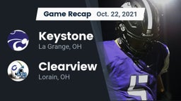 Recap: Keystone  vs. Clearview  2021