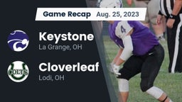 Recap: Keystone  vs. Cloverleaf  2023
