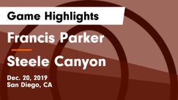 Francis Parker  vs Steele Canyon  Game Highlights - Dec. 20, 2019