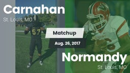 Matchup: Carnahan  vs. Normandy  2017