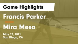 Francis Parker  vs Mira Mesa  Game Highlights - May 12, 2021