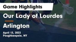 Our Lady of Lourdes  vs Arlington  Game Highlights - April 13, 2022