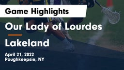 Our Lady of Lourdes  vs Lakeland  Game Highlights - April 21, 2022