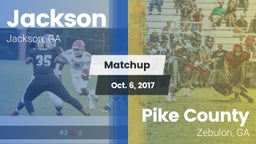 Matchup: Jackson  vs. Pike County  2017