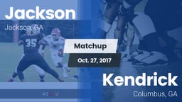 Matchup: Jackson  vs. Kendrick  2017