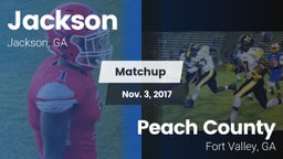 Matchup: Jackson  vs. Peach County  2017
