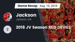 Recap: Jackson  vs. 2018 JV Season RED DEVILS 2018