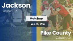 Matchup: Jackson  vs. Pike County  2018