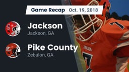 Recap: Jackson  vs. Pike County  2018