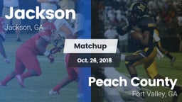 Matchup: Jackson  vs. Peach County  2018