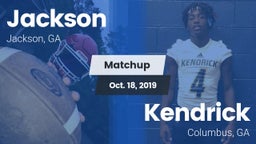 Matchup: Jackson  vs. Kendrick  2019