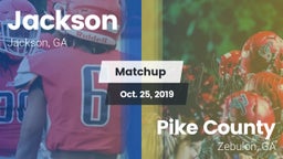 Matchup: Jackson  vs. Pike County  2019