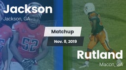 Matchup: Jackson  vs. Rutland  2019