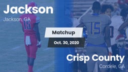 Matchup: Jackson  vs. Crisp County  2020