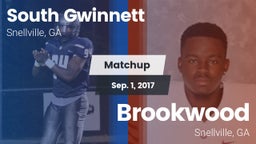 Matchup: South Gwinnett High vs. Brookwood  2017
