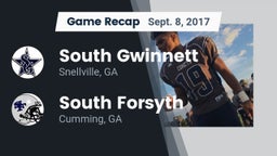Recap: South Gwinnett  vs. South Forsyth  2017