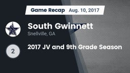 Recap: South Gwinnett  vs. 2017 JV and 9th Grade Season 2017