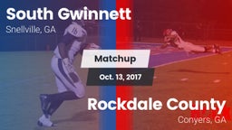 Matchup: South Gwinnett High vs. Rockdale County  2017