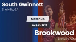 Matchup: South Gwinnett High vs. Brookwood  2018