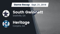 Recap: South Gwinnett  vs. Heritage  2018