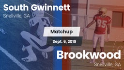 Matchup: South Gwinnett High vs. Brookwood  2019