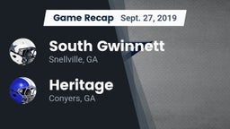 Recap: South Gwinnett  vs. Heritage  2019