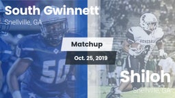 Matchup: South Gwinnett High vs. Shiloh  2019