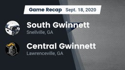 Recap: South Gwinnett  vs. Central Gwinnett  2020