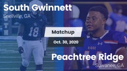 Matchup: South Gwinnett High vs. Peachtree Ridge  2020