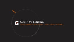 South Gwinnett football highlights SOUTH vs CENTRAL
