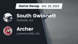 Recap: South Gwinnett  vs. Archer  2023