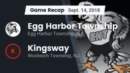 Recap: Egg Harbor Township  vs. Kingsway  2018
