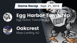 Recap: Egg Harbor Township  vs. Oakcrest  2018