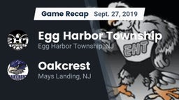 Recap: Egg Harbor Township  vs. Oakcrest  2019