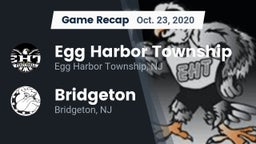 Recap: Egg Harbor Township  vs. Bridgeton  2020