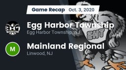 Recap: Egg Harbor Township  vs. Mainland Regional  2020