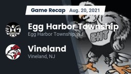 Recap: Egg Harbor Township  vs. Vineland  2021