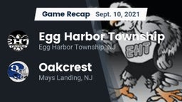 Recap: Egg Harbor Township  vs. Oakcrest  2021