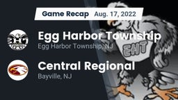 Recap: Egg Harbor Township  vs. Central Regional  2022