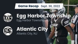 Recap: Egg Harbor Township  vs. Atlantic City  2022